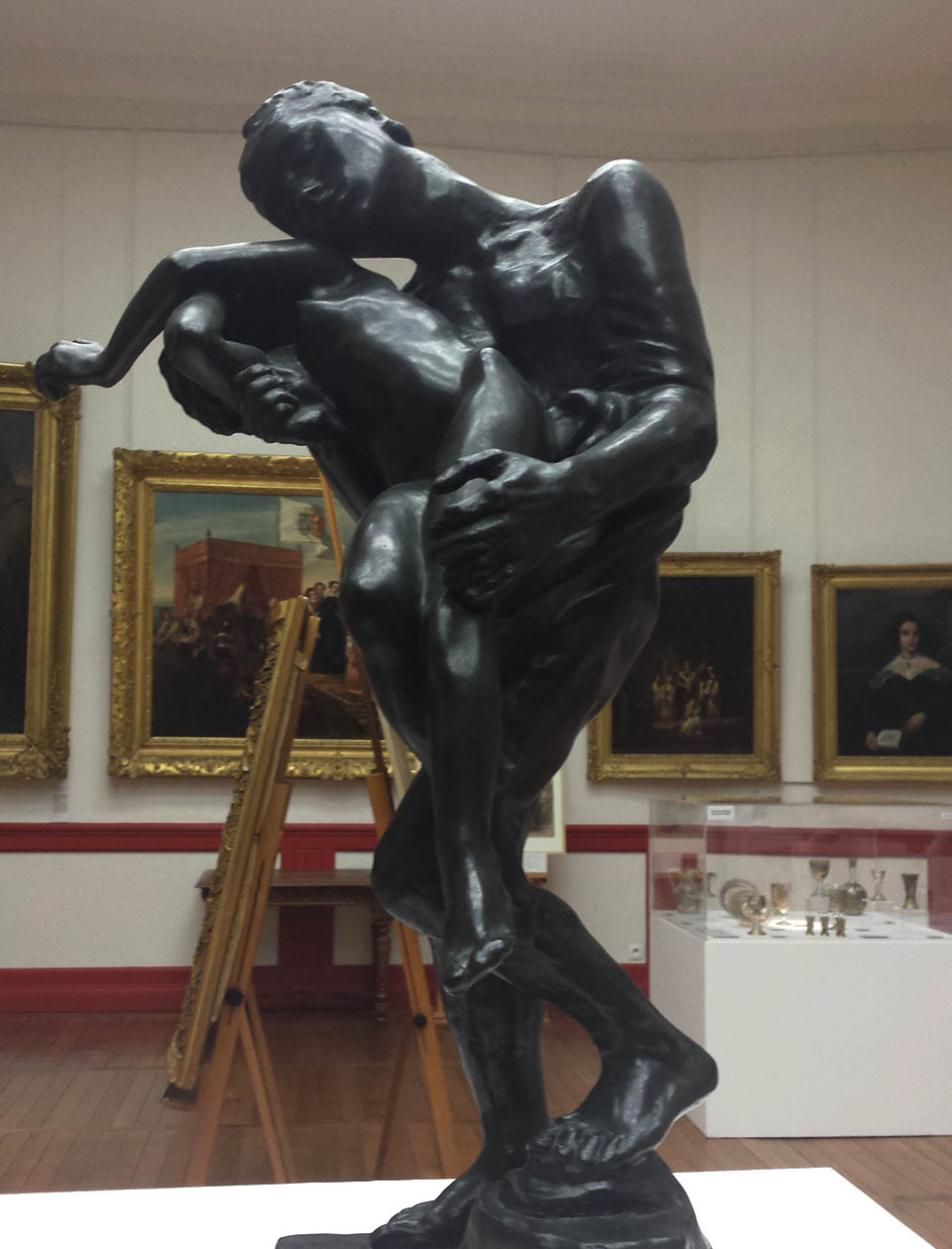 Rodin : statue bronze Aesculapius (Musee des Beaux-Arts de Libourne)