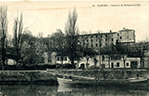 Gabarre à Saintes 1920 (aujourdhui Quai Yser, Saintes)