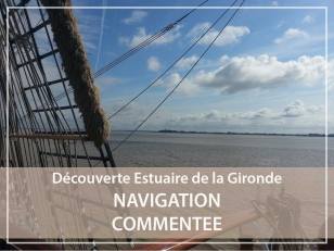 Navigation commentée sur l'estuaire de la Gironde