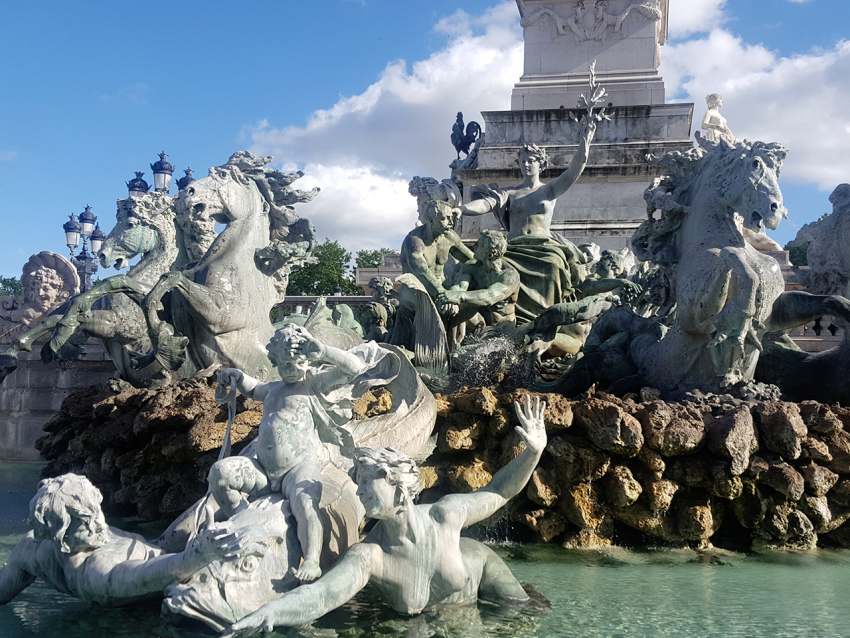 Fontaine monuments des Girondins - Bordeaux
